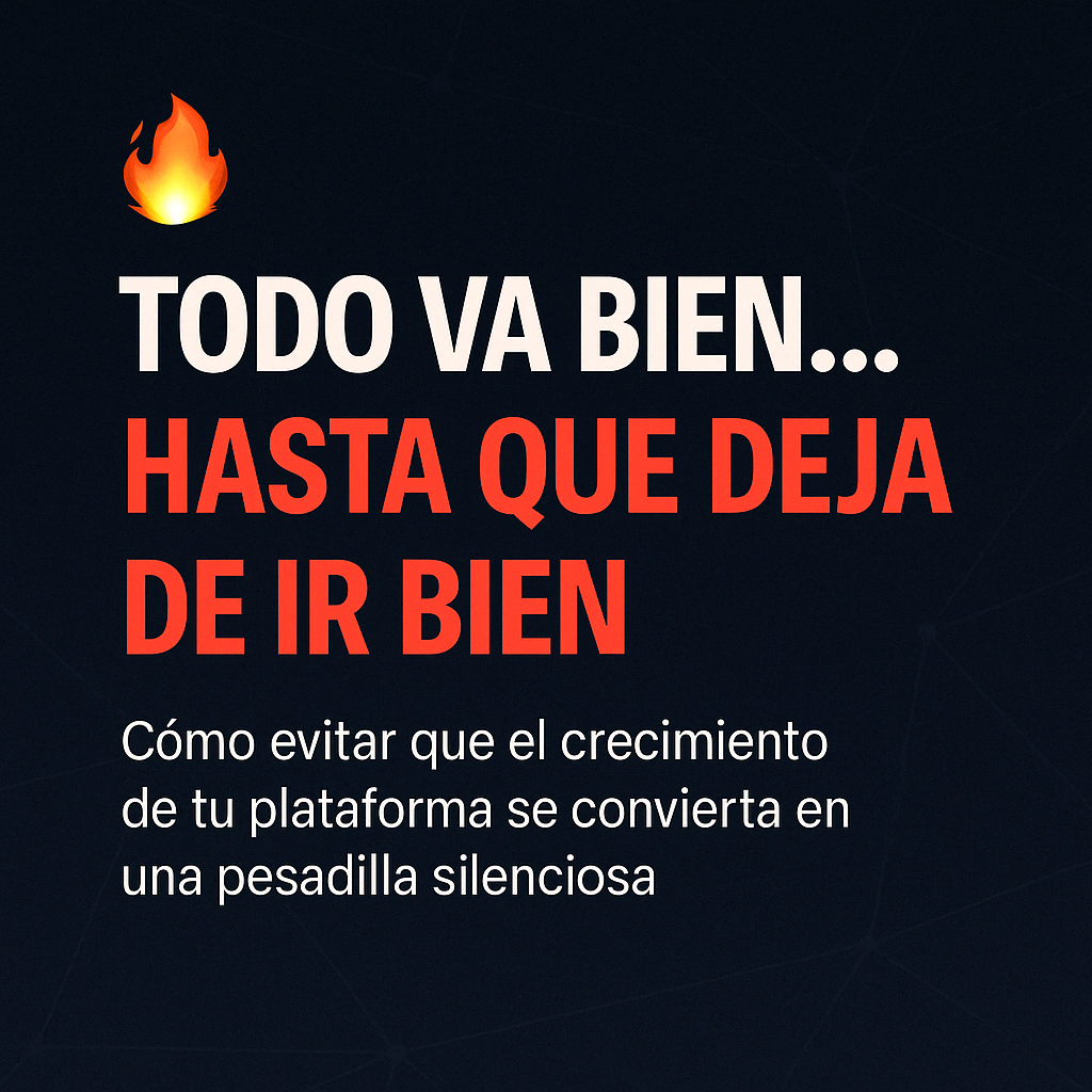 Todo va bien… hasta que deja de ir bien